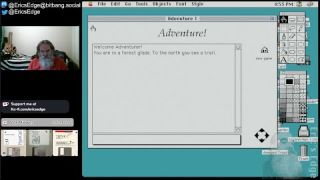 Eric's Edge - Adventure! Let's build a HyperCard text adventure game.